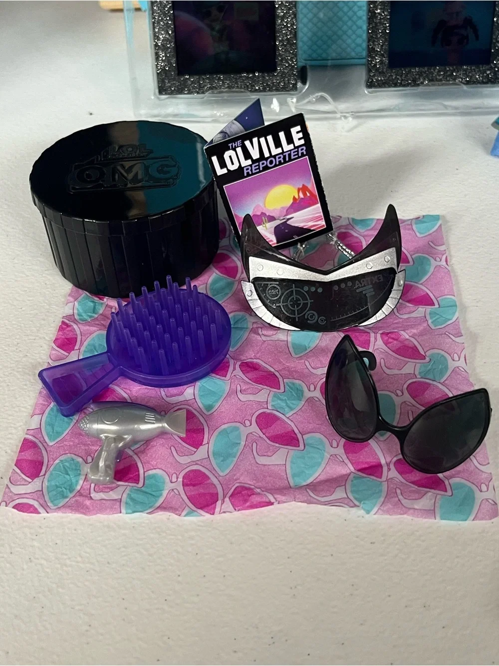 L.O.L. Surprise! Doll with Purple Hair & Silver Outfit and Purple Accessories